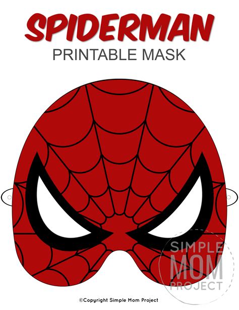 Using Spiderman printable templates