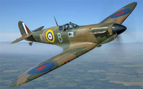 Spitfire in Flight