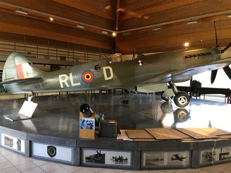 Spitfire on display at a museum