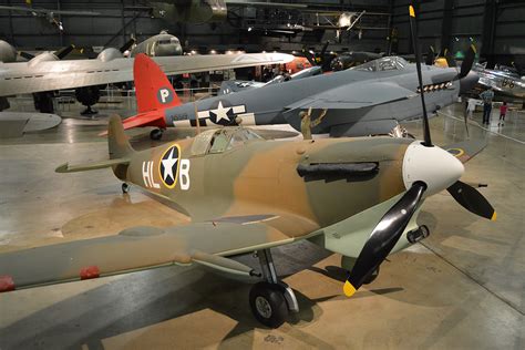 Spitfire on display at a museum