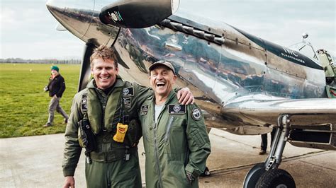 Spitfire pilots preparing for a mission