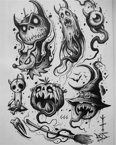 Spooky tattoos