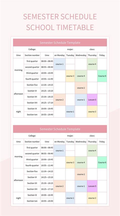 Spring 2025 Schedule Image 4