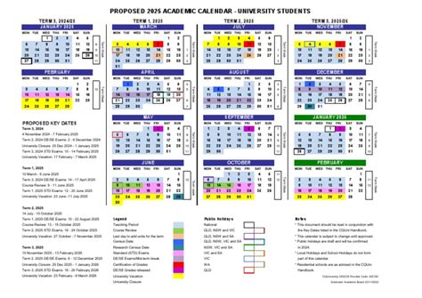 Spring 2025 WCU Calendar Overview