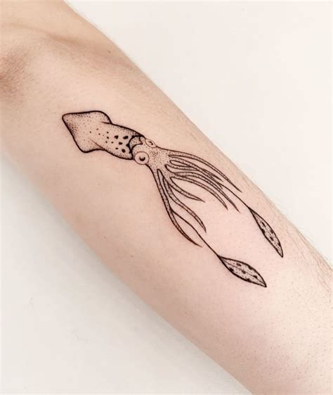 Squid ink tattoos example