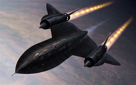 Lockheed SR-71 Blackbird in flight