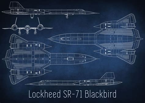 SR-71 Blackbird blueprint