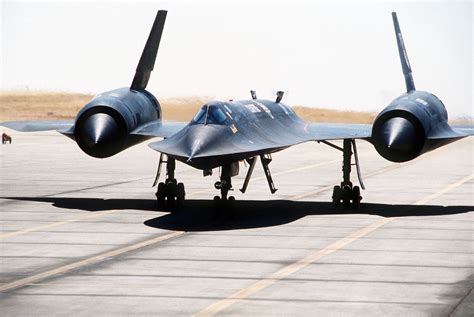 SR-71 Blackbird in a museum