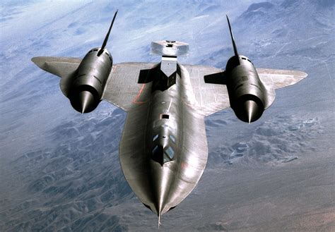 SR-71 spy plane on the ground