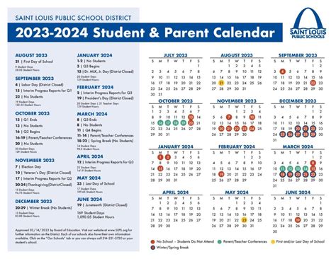 St. Louis Public Schools Calendar