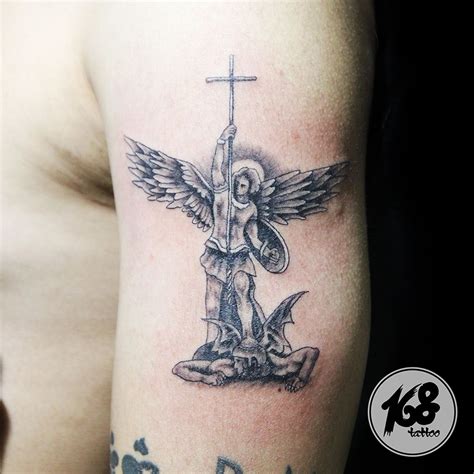 Description of St Michael Angel Tattoo