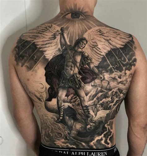 Description of St Michael Tattoo Art