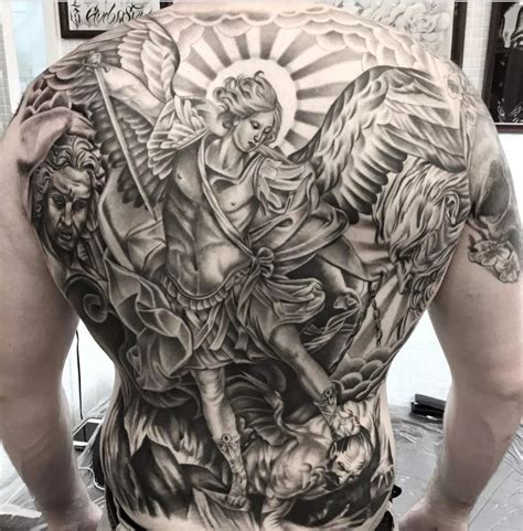 Description of St Michael Tattoo Symbolism