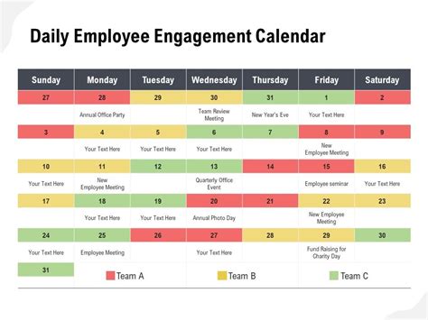 Staff calendar management