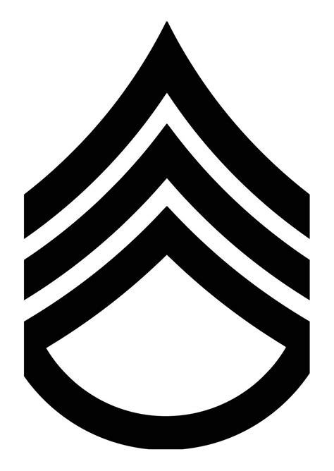 Staff Sergeant E-6 Insignia