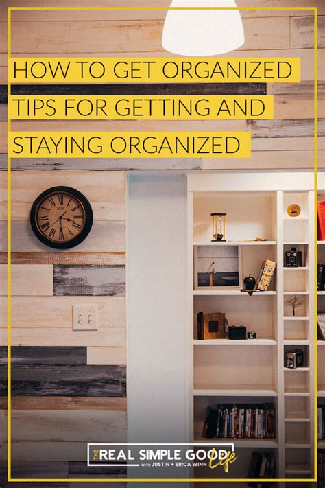 Tips for Staying Organized