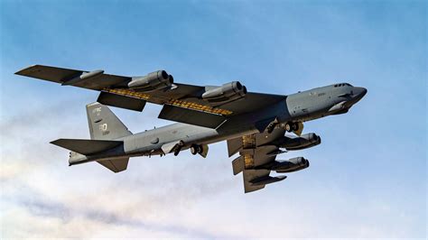 Stealth B-52 Bomber at night