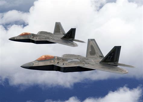 Stealth fighter jets in formation