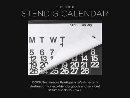 Sustainability of Stendig Calendar