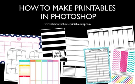 Steps to create printables