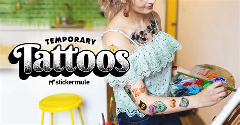 Sticker Mule Temporary Tattoos