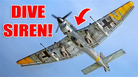 Stuka dive bomber siren, a sound of terror during World War II