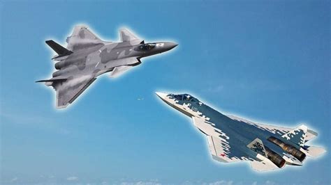 Su-57 and J-20 Comparison