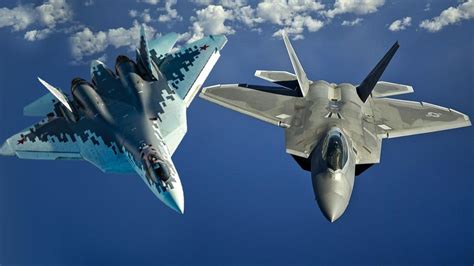 Su-57 vs F-22 comparison