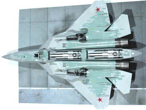 Su-57 weapon stations