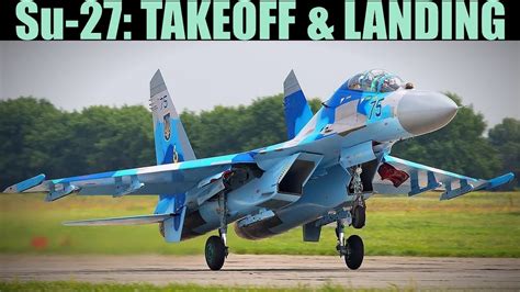 Su-27 taking off