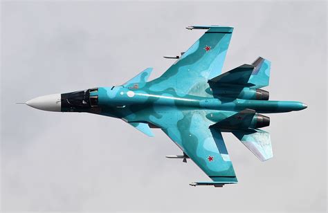 Su-34 Fullback Formation Flight