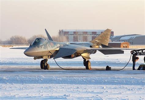 Su-57 Taking Off