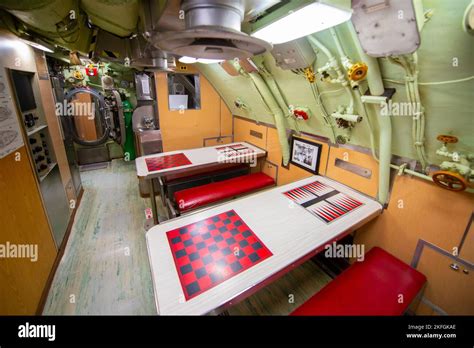 Crew quarters on Typhoon class submarine