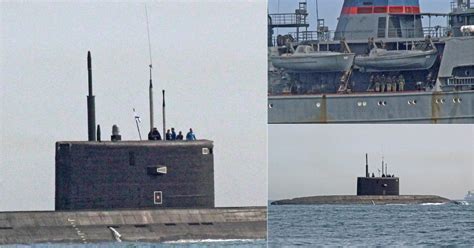 Submarine in English Channel region