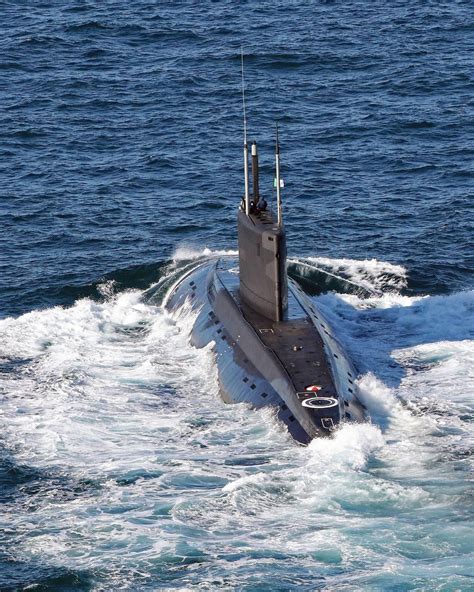 Submarine transiting English Channel