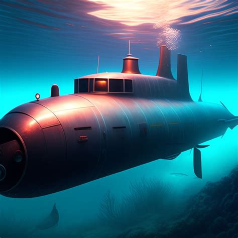 Submarine Underwater View