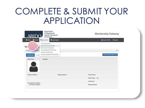 Submit Application and Choose MOS