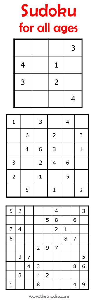 Sudoku for all ages