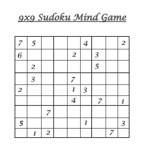 Sudoku Puzzle 9