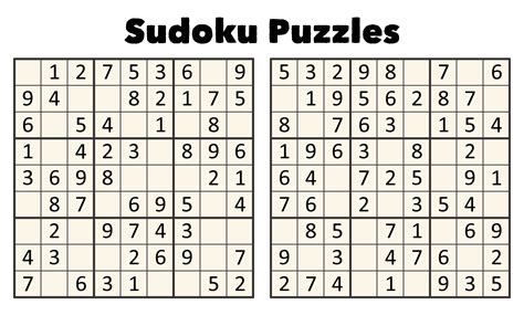 Sudoku Puzzles for Beginners