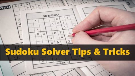 Sudoku tips and tricks