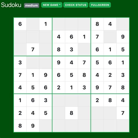 Websites offering free Sudoku puzzles