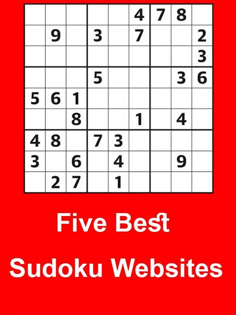 Websites dedicated to Sudoku