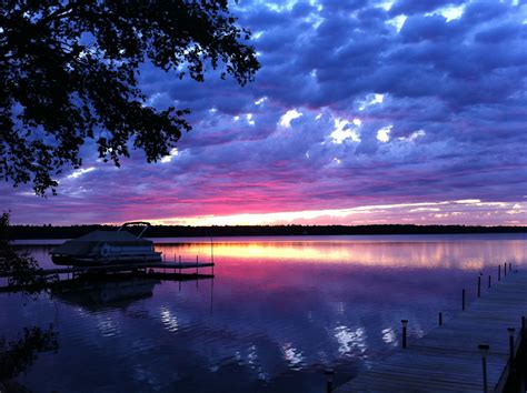 Sunset at the Minneapolis lakes