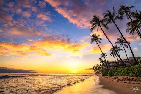 Sunset in Kaanapali, Hawaii