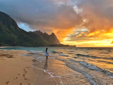 Sunset in Kauai, Hawaii