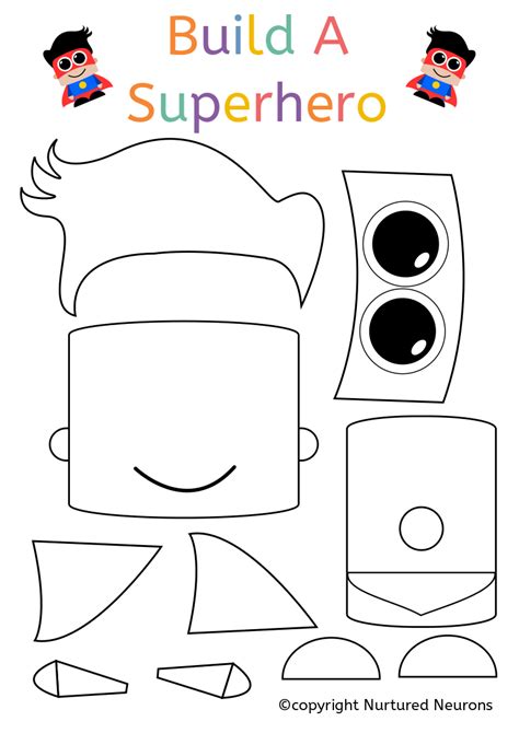 Description of Superhero Printable 1