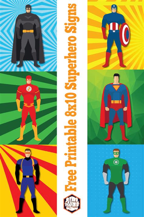 Description of Superhero Printable 10