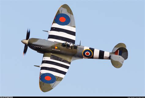 A Supermarine Spitfire fighter plane