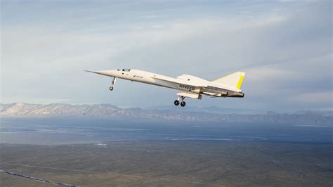 Supersonic test flight